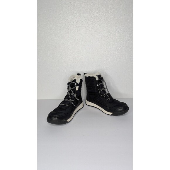 Sorel Youth Whitney II Short Lace Waterproof Boots Kids Size 3 Black - Picture 5 of 12